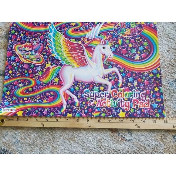 Lisa Frank Large Super Coloring & Activity Pad Book 16" x 11" 64 pgs Brand New - Picture 3 of 9